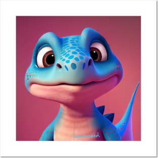 Baby Dinosaur Dino Bambino - Leonard Posters and Art